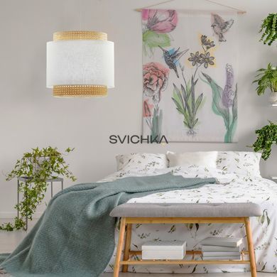 Підвісний світильник TK-Lighting BOHO 1M, White/Beige
