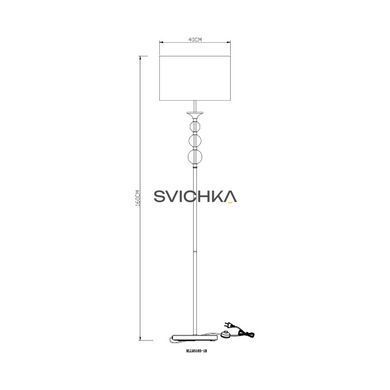 Торшер Zuma Line Rea, White/Сhrome