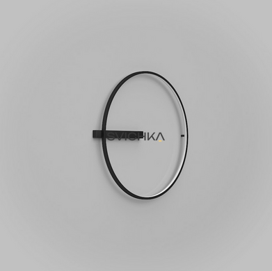 Настінний світильник Babich Studio RING В 550, Black