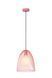 Підвісний світильник Lucide MACARONS &Oslash; 24,5 cm 1xE27 Pink, Pink