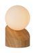 Настільна лампа Lucide LEN &Oslash; 10 cm 1xG9 Light wood, Light wood, Дерево, Опал, Опал