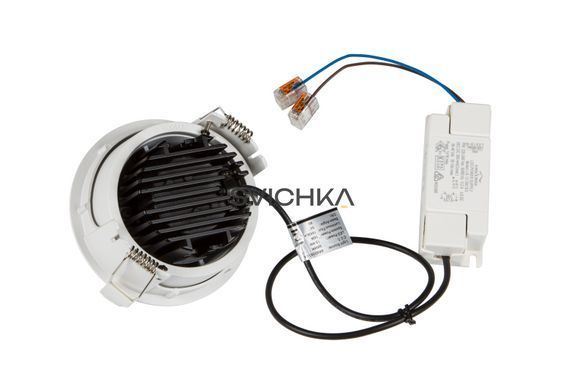 Врізний точковий світильник LED 3000К DA-6490BR-WW, Білий, Білий, Білий