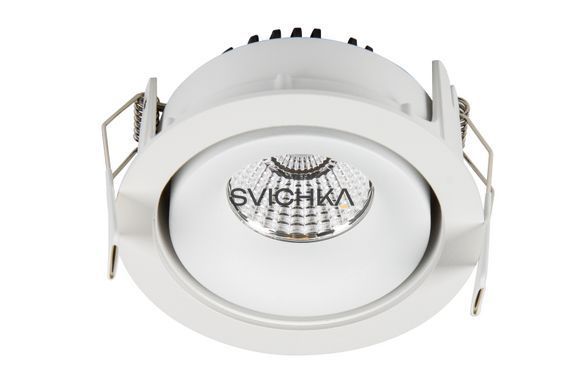 Врізний точковий світильник LED 3000К DA-6490BR-WW, Білий, Білий, Білий