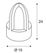 Уличный столбик SLV RUSTY CONE 229430