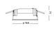Ideal Lux BASIC WIDE 20W 4000K - WHITE 193427