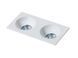 Точковий світильник Azzardo Hugo 2 Downlight GM2203 WH (AZ1739), без вставки, Білий, Білий