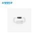 Механизм розетка USB Type-C с Power Delivery 45W Livolo белый (VL-FCUC-2WP)