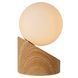 Настільна лампа Lucide LEN &Oslash; 10 cm 1xG9 Light wood, Light wood, Дерево, Опал, Опал