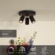 Потолочный точечный светильник Lucide GRONY LED Dim to warm GU10 3x5W 2200K/3000K Black, BLACK, Черный, Черный