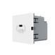 Механизм розетка USB Type-C с Power Delivery 45W Livolo белый (VL-FCUC-2WP)