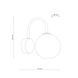 Бра TK-Lighting 11024 LAVA, Brown