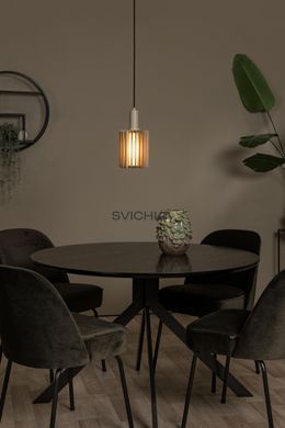 Підвісний світильник Lucide LAMBRES &Oslash; 15 cm 1xE27 Taupe, Taupe, Бежево-коричневий, Бежево-коричневий