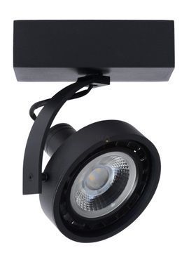 Стельовий точковий світильник Lucide DORIAN LED Dim to warm GU10 (ES111) 1x12W 2200K/3000K Black, BLACK, Чорний, Чорний