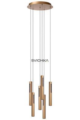 Подвесной светильник Lucide GRIFFITH &Oslash; 38 cm LED Dim. 6x6W 2700K/4000K Bronze