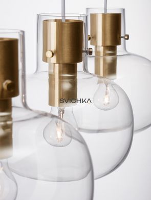 Підвісний світильник Nova luce CINZIA 3 Clear