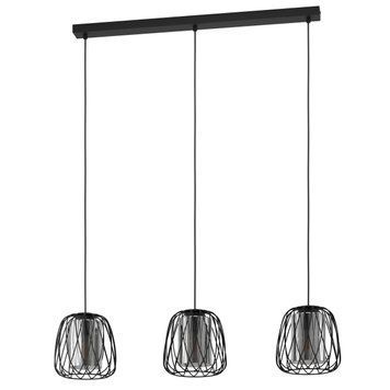 Підвісний світильник Eglo FLORESTA 3 Black