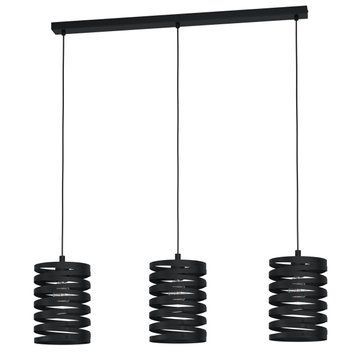 Підвісний світильник Eglo CREMELLA 3, Black, Чорний, Чорний, Чорний