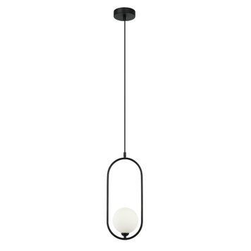 Підвісний світильник Italux Lupus 1, Black/White