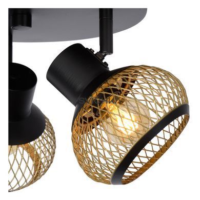 Стельовий точковий світильник Lucide LUCAS 3xE14 Matt Gold / Brass, Matt Gold / Brass