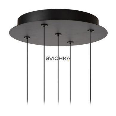 Подвесной светильник Lucide KLIGANDE &Oslash; 30 cm LED Dim. 5x8W 2700K Black