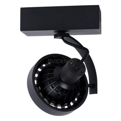 Стельовий точковий світильник Lucide DORIAN LED Dim to warm GU10 (ES111) 1x12W 2200K/3000K Black, BLACK, Чорний, Чорний