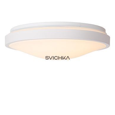 Стельовий світильник для ванної Lucide DASHER &Oslash; 34,8 cm LED 1x18W 2700K IP44 Motion & Day/Night Sensor White, WHITE