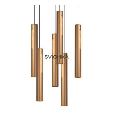 Подвесной светильник Lucide GRIFFITH &Oslash; 38 cm LED Dim. 6x6W 2700K/4000K Bronze