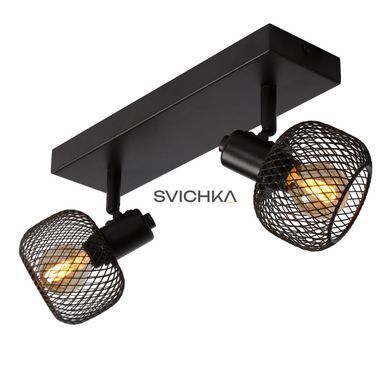 Потолочный точечный светильник Lucide MAREN 2xE14 Black