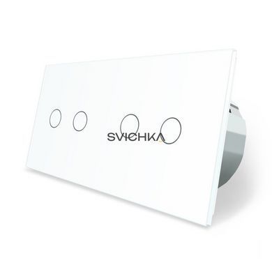 Умный сенсорный ZigBee выключатель 4 сенсора Livolo