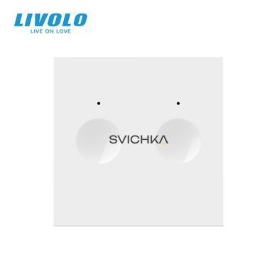 Механизм сенсорный проходной/перекрестный выключатель Sense 2 сенсора Livolo