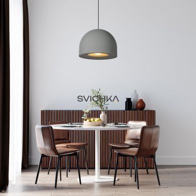 Підвісний світильник Lucide AKRON &Oslash; 50 cm 1xE27 Grey, Grey, Сірий, Сірий