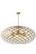 Підвісний світильник Lucide WOLFRAM &Oslash; 100 cm 3xE27 Matt Gold / Brass, Matt Gold / Brass, Matt Gold / Brass, Matt Gold / Brass