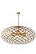 Підвісний світильник Lucide WOLFRAM &Oslash; 100 cm 3xE27 Matt Gold / Brass, Matt Gold / Brass, Matt Gold / Brass, Matt Gold / Brass