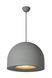 Підвісний світильник Lucide AKRON &Oslash; 50 cm 1xE27 Grey, Grey, Сірий, Сірий