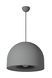 Підвісний світильник Lucide AKRON &Oslash; 50 cm 1xE27 Grey, Grey, Сірий, Сірий