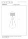 Торшер Lucide TAGALOG &Oslash; 55 cm 1xE27 Black, BLACK