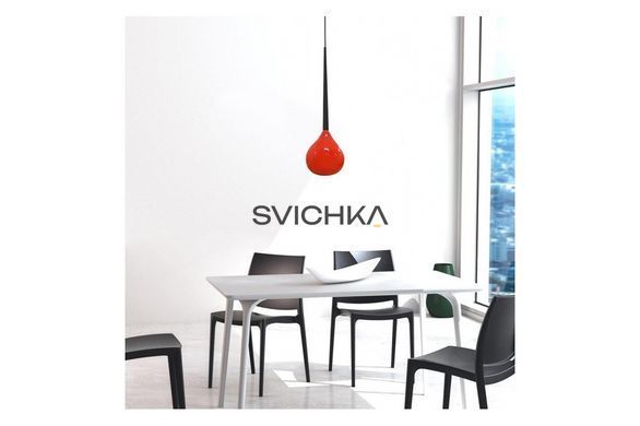 Підвісний світильник Azzardo MD1289-1RD AGA 1 pendant red (AZ1063), Чорний, Червоний