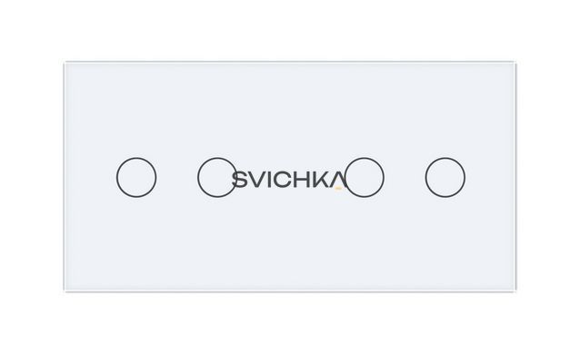 Умный сенсорный ZigBee выключатель 4 сенсора Livolo