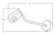 Бра AZzardo ISEO ARM, Black