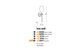 Светильник Azzardo MB1288-1W IZZA 1 wall white (AZ0099), Черный, Белый