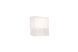 Бра AZzardo GLAMOUR WALL white AZ1590, Хром, Білий, Прозорий