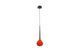 Підвісний світильник Azzardo MD1289-1RD AGA 1 pendant red (AZ1063), Чорний, Червоний
