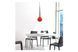 Підвісний світильник Azzardo MD1289-1RD AGA 1 pendant red (AZ1063), Чорний, Червоний