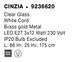Підвісний світильник Nova luce CINZIA 3 Clear