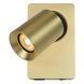 Бра Lucide NIGEL LED Dim to warm GU10 1x5W 2200K/3000K With USB charging point Matt Gold / Brass, Matt Gold / Brass