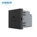 Механизм розетка USB Type-C с Power Delivery 45W Livolo