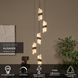 Подвесной светильник Lucide KLIGANDE &Oslash; 30 cm LED Dim. 5x8W 2700K Black, BLACK, Прозрачный, Черный