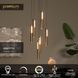 Подвесной светильник Lucide GRIFFITH &Oslash; 38 cm LED Dim. 6x6W 2700K/4000K Bronze, Bronze, Бронзовый, Бронзовый