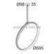 Підвісний світильник Delta Light SUPERLOOP VC 70 SBL 321 507 93 W