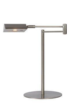 Настільна лампа Lucide NUVOLA &Oslash; 20 cm LED Dim. 1x9W 3000K Satin Chrome, Satin Chrome